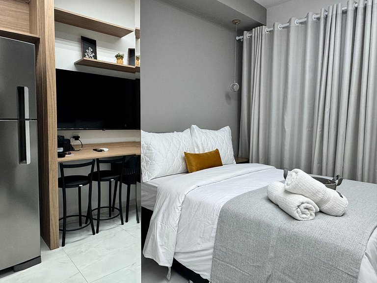 Novíssimo Studio 700m Metrô, Conforto Premium