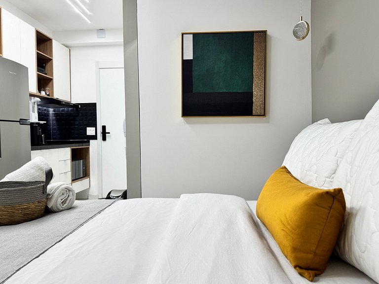 Novíssimo Studio 700m Metrô, Conforto Premium