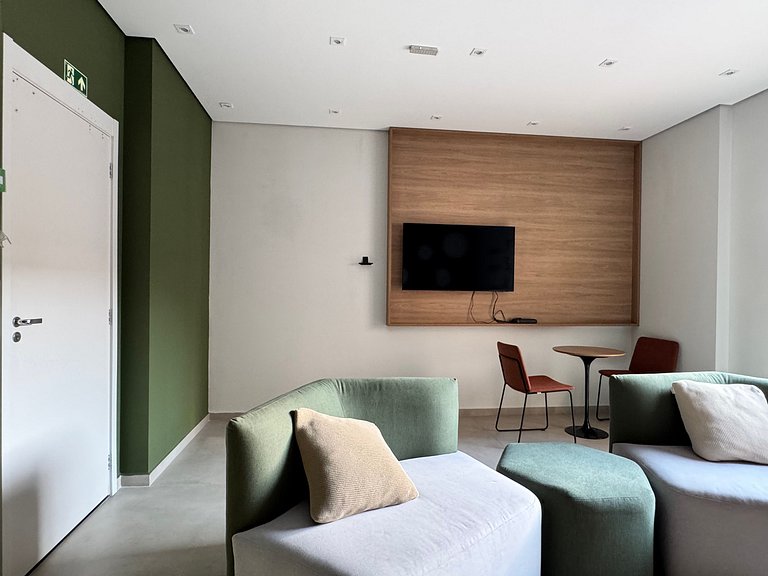 Via Komforto 1113 Moema: Piscina & Gym 600m Metrô