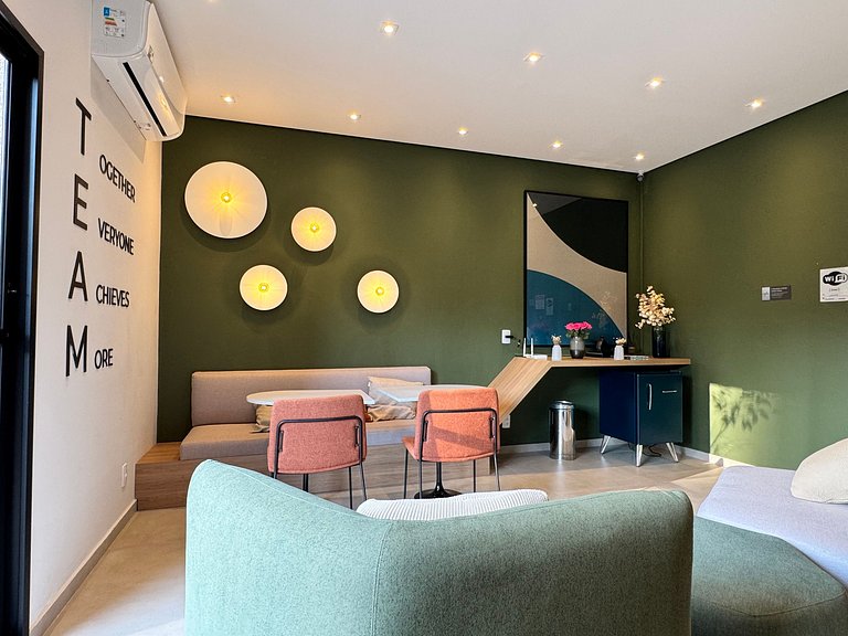 Via Komforto 1113 Moema : Piscine & Gym + Métro