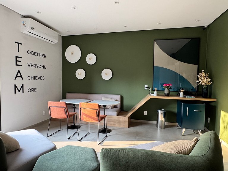 Via Komforto 1113 Moema: Piscina & Gym 600m Metrô