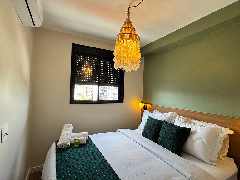 Via Komforto 1113 Moema: Piscina y Gimnasio +Metro