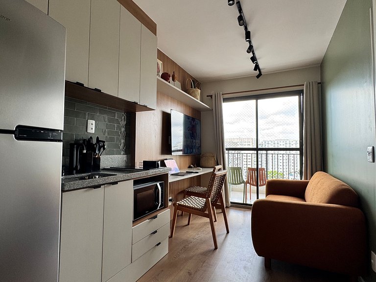 Via Komforto 1113 Moema: Piscina y Gimnasio +Metro