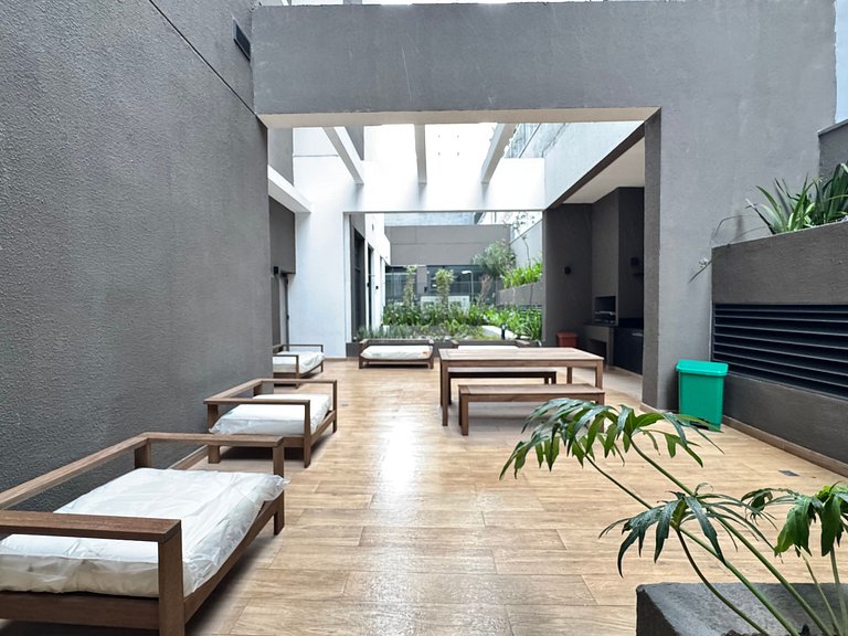 Modern Vila Clementino : loisirs complets et style contempor